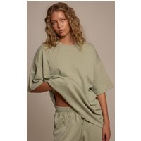 Sage Khaki Jersey Oversized shirt Sage Khaki Jersey Oversized shirt