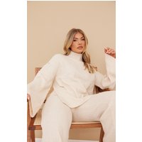 Oatmeal Luxe Rib Knit Oversized Jumper Oatmeal Luxe Rib Knit Oversized Jumper