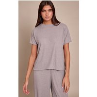 Grey Sheer Textured Flowy shirt