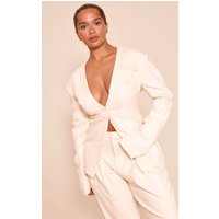 Shape Butter Cream Tailored Ced Waist Blazer, Pale Yellow Shape Butter Cream Tailored Ced Waist Blazer, Pale Yellow