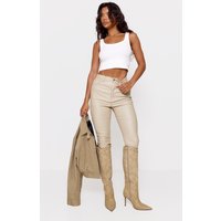 Stone Hourglass Coated Skinny Jeans Stone Hourglass Coated Skinny Jeans