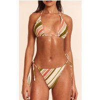 Diagonal Stripe Tie Side Bikini Bottoms Diagonal Stripe Tie Side Bikini Bottoms