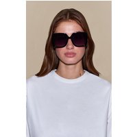 Black Over-Sized Square Sunglasses Black Over-Sized Square Sunglasses