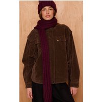 Plum Chunky Knit Scarf Plum Chunky Knit Scarf