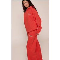 Red PLT Sport Cotton Fleece Straight Leg Sweatpants