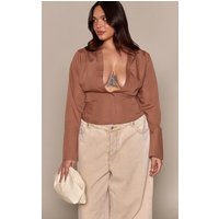 Plus Chocolate Ced Tie WaisT Plus Chocolate Ced Tie WaisT