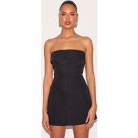 Black Woven Belt Detail Shift Dress Black Woven Belt Detail Shift Dress