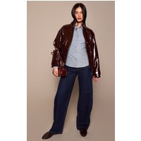 Indigo Low Rise Barrel Jeans