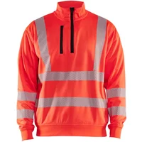 High-visibility zip-neck sweatshirt Blaklader High-visibility zip-neck sweatshirt Blaklader