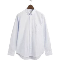 Classic long-sleeve shirt in gingham check poplin Gant Classic long-sleeve shirt in gingham check poplin Gant