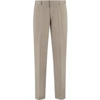Suit Trousers Michael Kors Stripe Travel Pleated Suit Trousers Michael Kors Stripe Travel Pleated