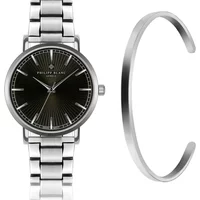 Watch and bracelet in silver Philipp Blanc Vernier Watch and bracelet in silver Philipp Blanc Vernier