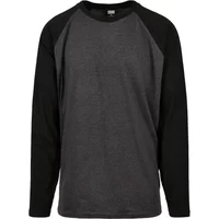 Long sleeve shirt Urban Classics raglan contrast large sizes Long sleeve shirt Urban Classics raglan contrast large sizes
