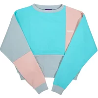 Sweatshirt Crewneck Tealer Crop Cutout Sweatshirt Crewneck Tealer Crop Cutout