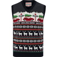 Jumpers Men’s Christmas Home Motif Novelty Knitted Christmas V-Neck Sleeveless Tank Top in Ink – Merry Christmas Jumpers Men’s Christmas Home Motif Novelty Knitted Christmas V-Neck Sleeveless Tank Top in Ink – Merry Christmas