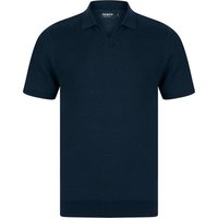 Polo Shirts Goodwins Textured Weave Knitted Cotton Open Collar Polo Shirt in Evening Dusk – Kensington Eastside Polo Shirts Goodwins Textured Weave Knitted Cotton Open Collar Polo Shirt in Evening Dusk – Kensington Eastside