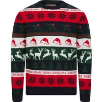 Jumpers Men’s Candycane Wrapping Paper Pattern Novelty Knitted Christmas Jumper in Ink – Merry Christmas Jumpers Men’s Candycane Wrapping Paper Pattern Novelty Knitted Christmas Jumper in Ink – Merry Christmas