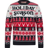 Jumpers Men’s Holiday Season Jacquard Nordic Fair Isle Christmas Jumper in Ink – Merry Christmas Jumpers Men’s Holiday Season Jacquard Nordic Fair Isle Christmas Jumper in Ink – Merry Christmas