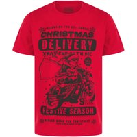 Shirts Men’s Christmas Delivery Motif Novelty Cotton Christmas Shirt in Barados Cherry – Merry Christmas Shirts Men’s Christmas Delivery Motif Novelty Cotton Christmas Shirt in Barados Cherry – Merry Christmas