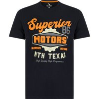 Shirts Nth Texas Motif Cotton Jersey Shirt in Sky Captain Navy – South Shore Shirts Nth Texas Motif Cotton Jersey Shirt in Sky Captain Navy – South Shore