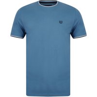 Shirts Westmoor Cotton Jersey Crew Neck Ringer Shirt in Copen Blue – Kensington Eastside Shirts Westmoor Cotton Jersey Crew Neck Ringer Shirt in Copen Blue – Kensington Eastside