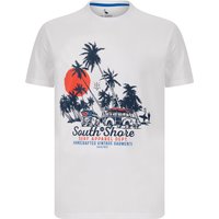 Shirts Straban Motif Cotton Jersey Shirt in Bright White – South Shore