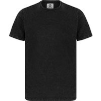 Shirts Celadon Acid Wash Cotton Jersey Crew Neck Shirt in Jet Black – Nordam