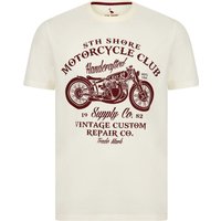 Shirts Berger Vintage Retro Graphic Print Motif Cotton Jersey Crew Neck Shirt in Sugar Swizzle – South Shore Shirts Berger Vintage Retro Graphic Print Motif Cotton Jersey Crew Neck Shirt in Sugar Swizzle – South Shore
