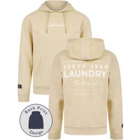 Hoodies Sweatshirts Kole Motif Brushback Fleece Pullover Hoodie with Back Print in Stone Hoodies Sweatshirts Kole Motif Brushback Fleece Pullover Hoodie with Back Print in Stone