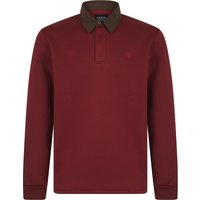 Hoodies Sweatshirts Kaleo Brushback Fleece Pullover Polo Sweatshirt with Corduroy Collar in Pomegranate – Kensington Eastside Hoodies Sweatshirts Kaleo Brushback Fleece Pullover Polo Sweatshirt with Corduroy Collar in Pomegranate – Kensington Eastside