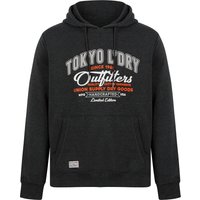 Hoodies Sweatshirts Otley Graphic Motif Brushback Fleece Pullover Hoodie in Charcoal Marl Hoodies Sweatshirts Otley Graphic Motif Brushback Fleece Pullover Hoodie in Charcoal Marl