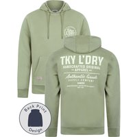 Hoodies Sweatshirts Carragher Graphic Motif Brushback Fleece Pullover Hoodie with Back Print in Seagrass Hoodies Sweatshirts Carragher Graphic Motif Brushback Fleece Pullover Hoodie with Back Print in Seagrass