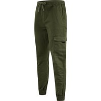Trousers Lance Stretch Cotton Cuffed Multi-Pocket Cargo Jogger Pants in Grape Leaf S Trousers Lance Stretch Cotton Cuffed Multi-Pocket Cargo Jogger Pants in Grape Leaf S
