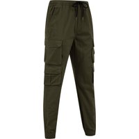 Trousers Cathay Cotton Twill Cuffed Multi-Pocket Cargo Jogger Pants in Crocodile Trousers Cathay Cotton Twill Cuffed Multi-Pocket Cargo Jogger Pants in Crocodile