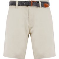 Shorts Gustavo Cotton Twill Chino Shorts with Woven Belt in Moonstruck Shorts Gustavo Cotton Twill Chino Shorts with Woven Belt in Moonstruck