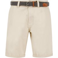 Shorts Sheringham Cotton Twill Chino Shorts With Woven Belt in French Oak Shorts Sheringham Cotton Twill Chino Shorts With Woven Belt in French Oak