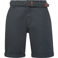 Shorts Forio Cotton Twill Chino Shorts with Woven Belt in Charcoal – Kensington Eastside Shorts Forio Cotton Twill Chino Shorts with Woven Belt in Charcoal – Kensington Eastside