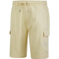 Jogger Shorts Carcle Multi-Pocket Brushback Fleece Jogger Cargo Shorts in Summer Sand Jogger Shorts Carcle Multi-Pocket Brushback Fleece Jogger Cargo Shorts in Summer Sand