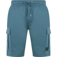 Jogger Shorts Tanko Multi-Pocket Brushback Fleece Jogger Cargo Shorts in Copen Blue Jogger Shorts Tanko Multi-Pocket Brushback Fleece Jogger Cargo Shorts in Copen Blue