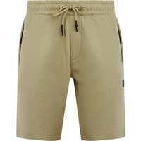 Jogger Shorts Tarou Brushback Fleece Jogger Shorts with Zip Pockets in Trench Coat Jogger Shorts Tarou Brushback Fleece Jogger Shorts with Zip Pockets in Trench Coat