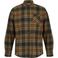 Shirts Alloa Checked Cotton Flannel Shirt in Tigers Eye Brown Shirts Alloa Checked Cotton Flannel Shirt in Tigers Eye Brown