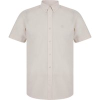 Shirts Fetlock Short Sleeve Oxford Cotton Shirt in Oatmeal – Kensington Eastside