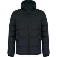 Coats Jackets Takato Micro-Fleece Lined Quilted Puffer Jacket with Hood in Jet Black Coats Jackets Takato Micro-Fleece Lined Quilted Puffer Jacket with Hood in Jet Black