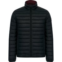 Coats Jackets Inigo Funnel Neck Quilted Puffer Jacket in Jet Black Burgundy Coats Jackets Inigo Funnel Neck Quilted Puffer Jacket in Jet Black Burgundy