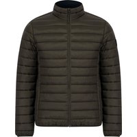 Coats Jackets Nayati Funnel Neck Quilted Puffer Jacket in Khaki Coats Jackets Nayati Funnel Neck Quilted Puffer Jacket in Khaki