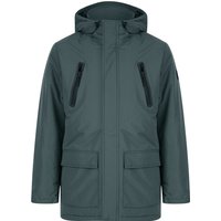 Coats Jackets Damani Padded Parka Jacket with Hood in Grey