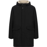 Coats Jackets Tameron Borg Fleece Lined Parka Coat with Hood in Jet Black Coats Jackets Tameron Borg Fleece Lined Parka Coat with Hood in Jet Black