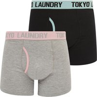 Mens Underwear Abbots Pack Boxer Shorts Set in Forget Me Not Blue Pink Nectar Mens Underwear Abbots Pack Boxer Shorts Set in Forget Me Not Blue Pink Nectar