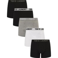 Mens Underwear Jax Pack Cotton Boxer Shorts Set in Black Grey White Mens Underwear Jax Pack Cotton Boxer Shorts Set in Black Grey White