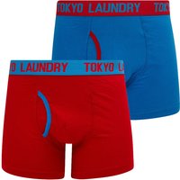 Mens Underwear Kyro Pack Boxer Shorts Set in Jester Red Nebulas Blue Mens Underwear Kyro Pack Boxer Shorts Set in Jester Red Nebulas Blue